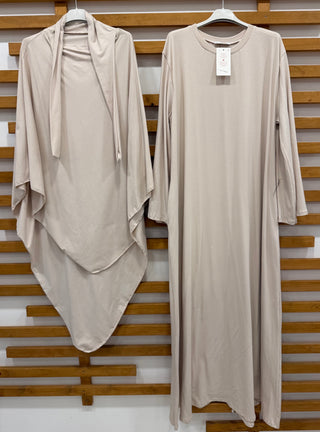 Jersey Abaya Set “Nahla” (cotton)