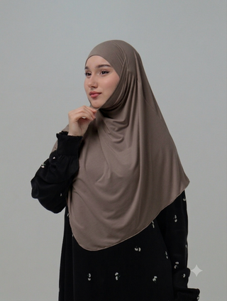 Jersey Mini Khimar (Cotton Jersey)