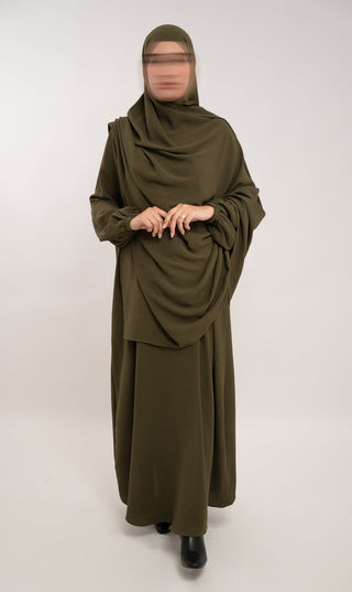 A-Line Jazz Abaya Pistachio