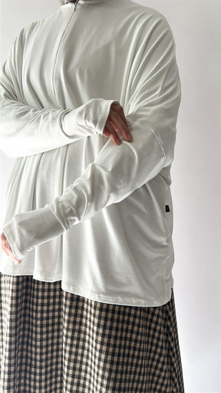Oversized viscose shirt