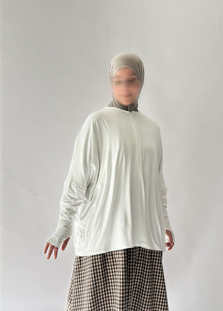 Oversized viscose shirt
