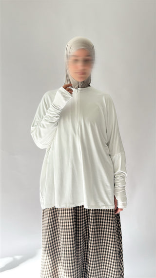 Oversized viscose shirt