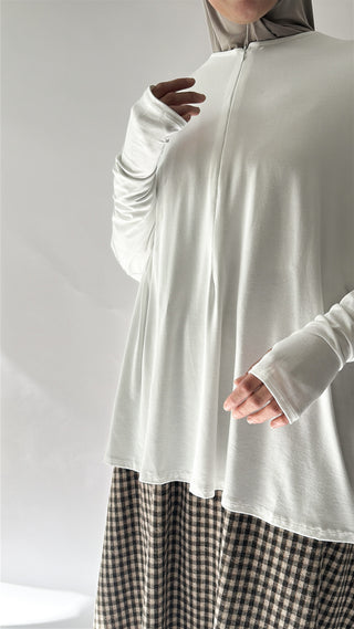 Oversized viscose shirt