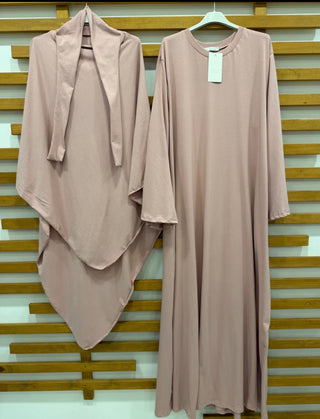 Jersey Abaya Set “Nahla” (cotton)