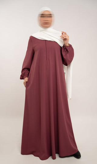 A-Linien-Abaya TAYMA - Peony