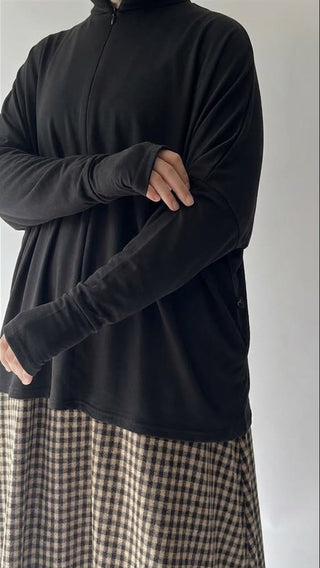 Oversized viscose shirt