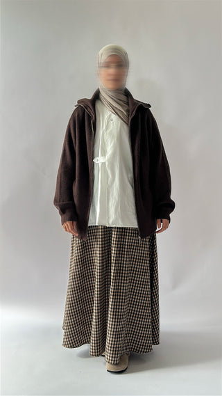Cotton Plaid Skirt Laya
