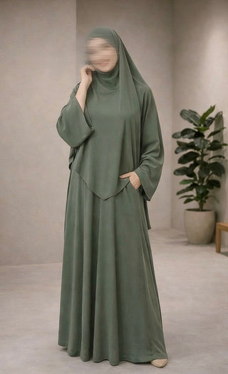 Jersey Abaya Set “Nahla” (cotton)