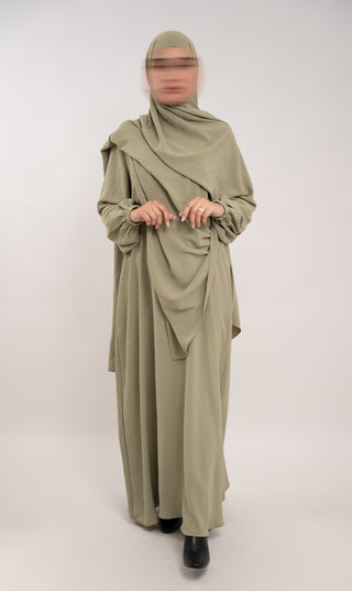 A-Line Jazz Abaya Pistachio
