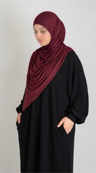 Knit Abaya Luma - Black