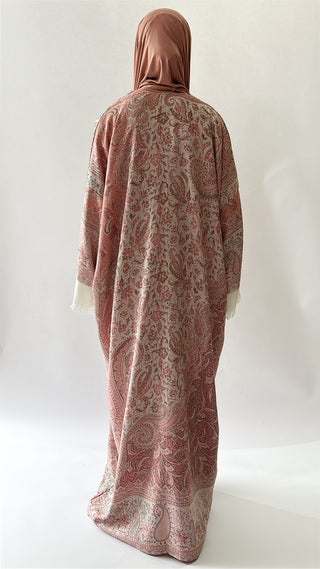 Kimono Abaya “Nour Al Layl” - Ruby