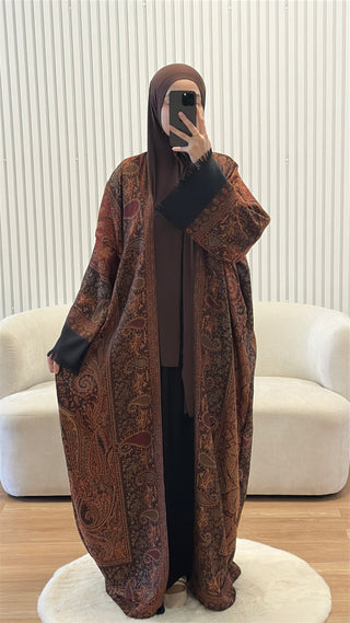 Kimono Abaya “Nour Al Layl”
 - Chocolate mousse