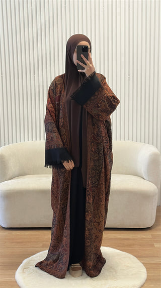 Kimono Abaya “Nour Al Layl”
 - Chocolate mousse