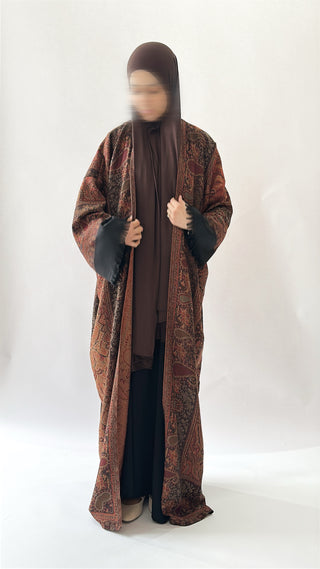 Kimono Abaya “Nour Al Layl”
 - Chocolate mousse