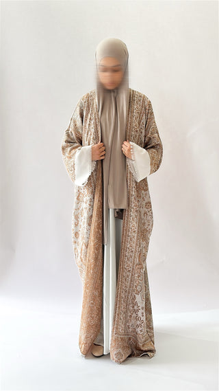 Kimono Abaya “Nour Al Layl” - Café Crema