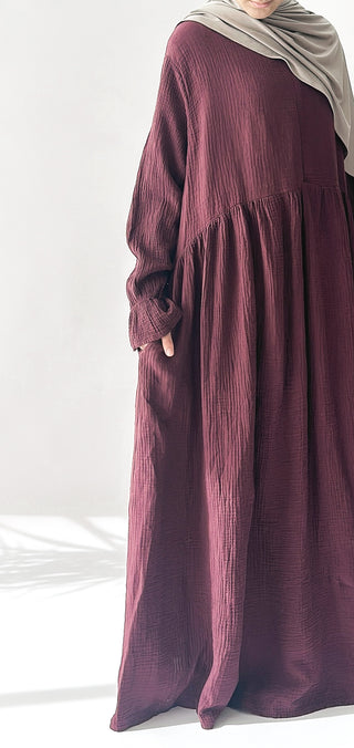 Muslin Abaya Hawa (length 1.55 m)