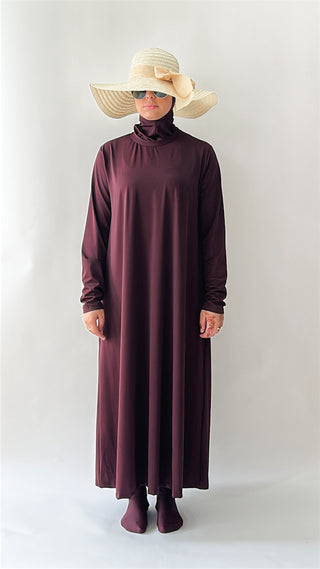 Zanzibar Burgundy Burkini