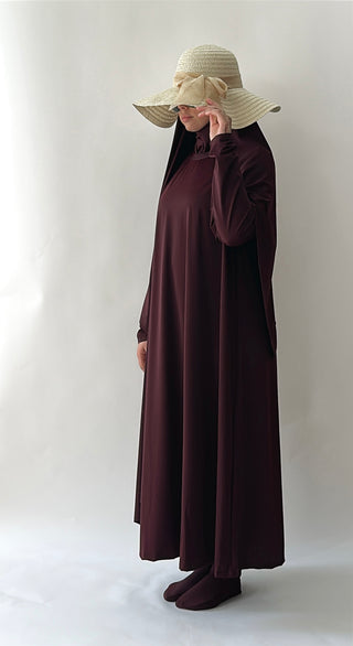 Zanzibar Burgundy Burkini