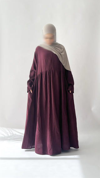 Muslin Abaya Hawa (length 1.55 m)