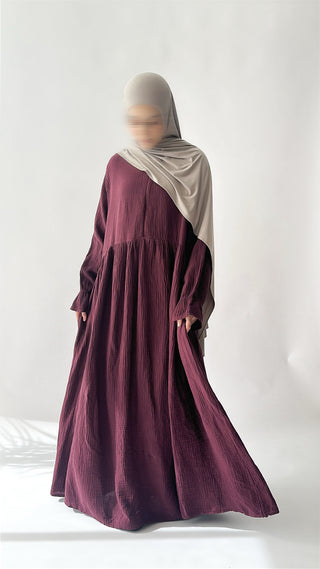 Muslin Abaya Hawa (length 1.55 m)