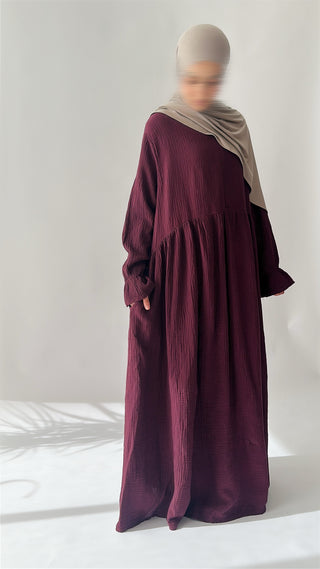 Muslin Abaya Hawa (length 1.55 m)
