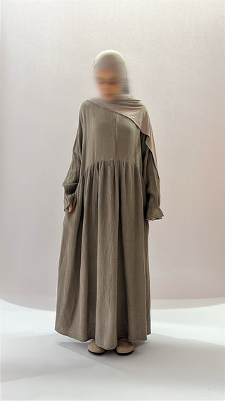Muslin Abaya Hawa (length 1.55 m)