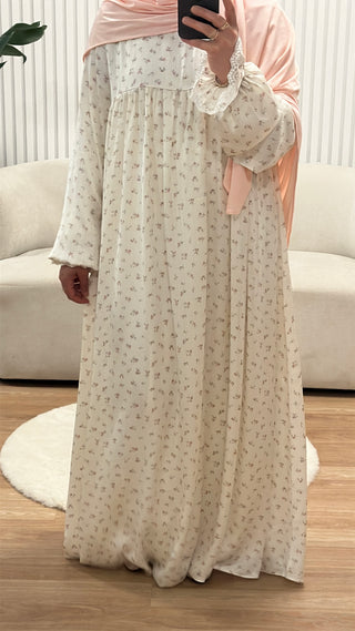 Breeze & Bloom Abaya - Dusty rose