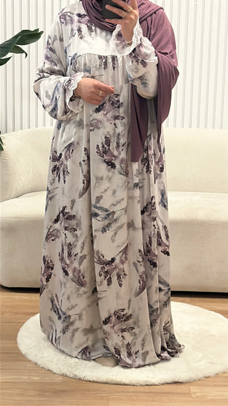 Breeze & Bloom Abaya - Lavendel