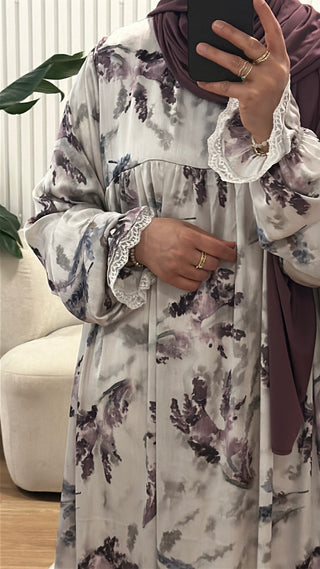 Breeze & Bloom Abaya - Lavendel