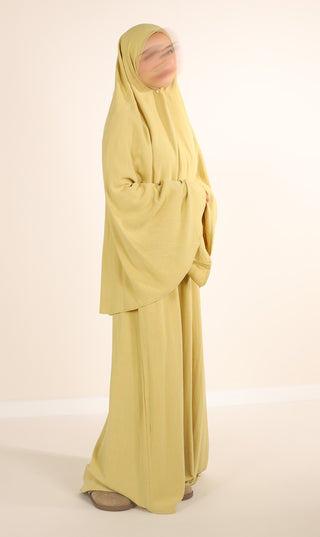 Natural Abaya "Nila" Lemon