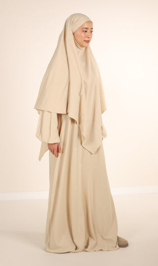 Natural Abaya "Nila" Cotton